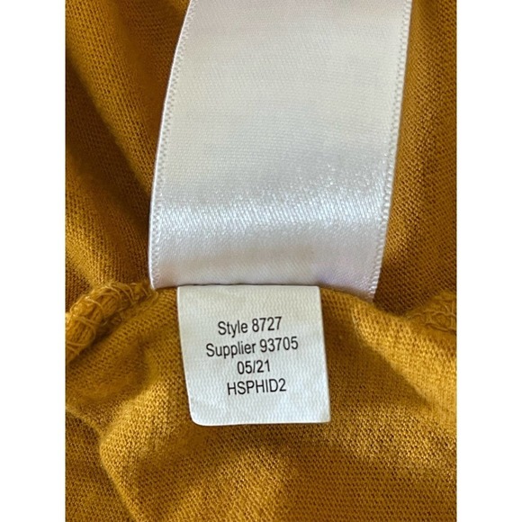 AEROPOSTALE AERO 1987‎ Graphic t- Shirt Vintage Look Mustard Yellow Gold Small - Picture 5 of 6